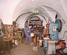 La bottega negli anni '70
